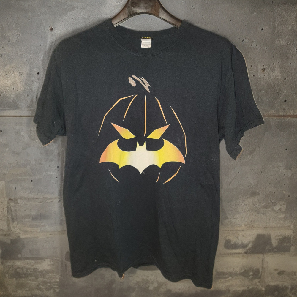 Vintage Batman Jack-o-Lantern T-shirt - Large